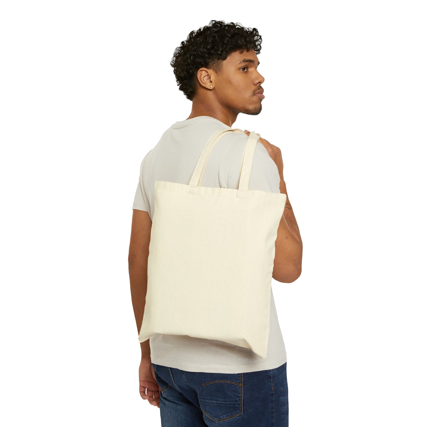 Olokun whale Cotton Canvas Tote Bag