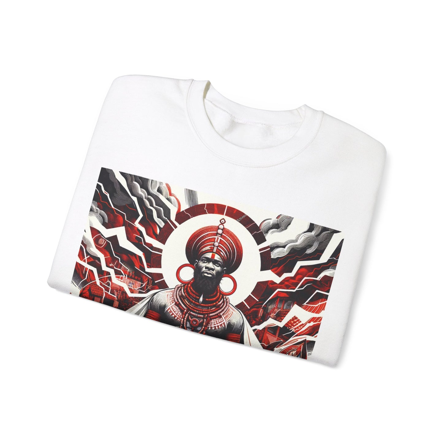 Shango Deity Black Unisex Heavy Blend™ Crewneck Sweatshirt