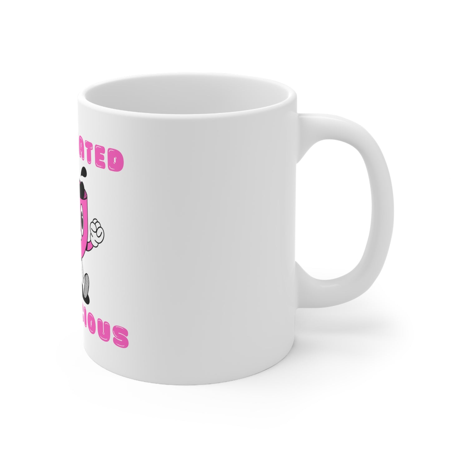 CAFFINATED CONSCIOUS Ceramic Mug 11oz