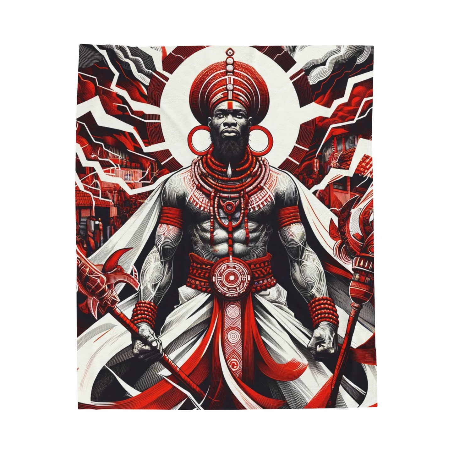 SHANGO-Velveteen Plush Blanket