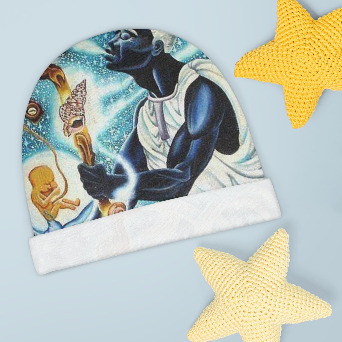 "Pure Innocence: Obatala-Inspired Baby Beanie by Shangoshouse"