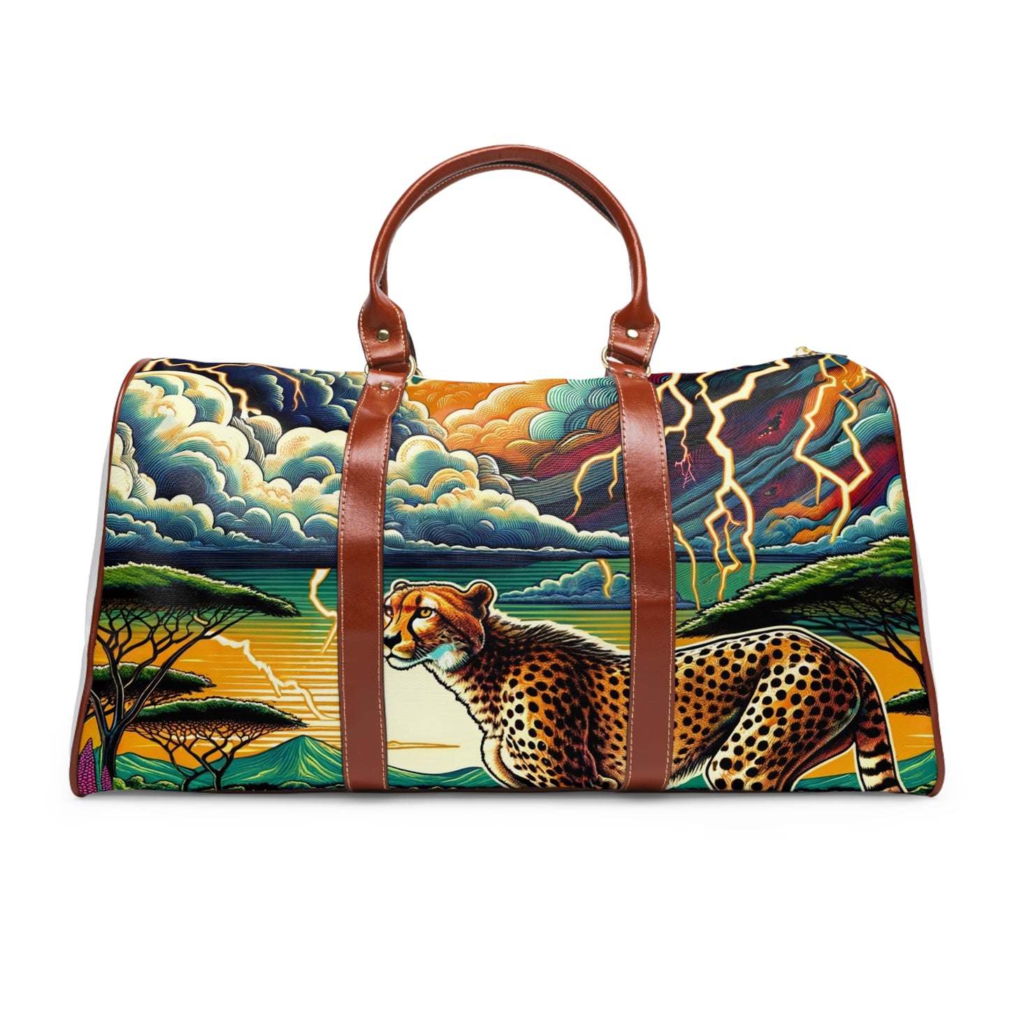 Tri-Orisha Waterproof Tote Bag: Carry the Power of Shango