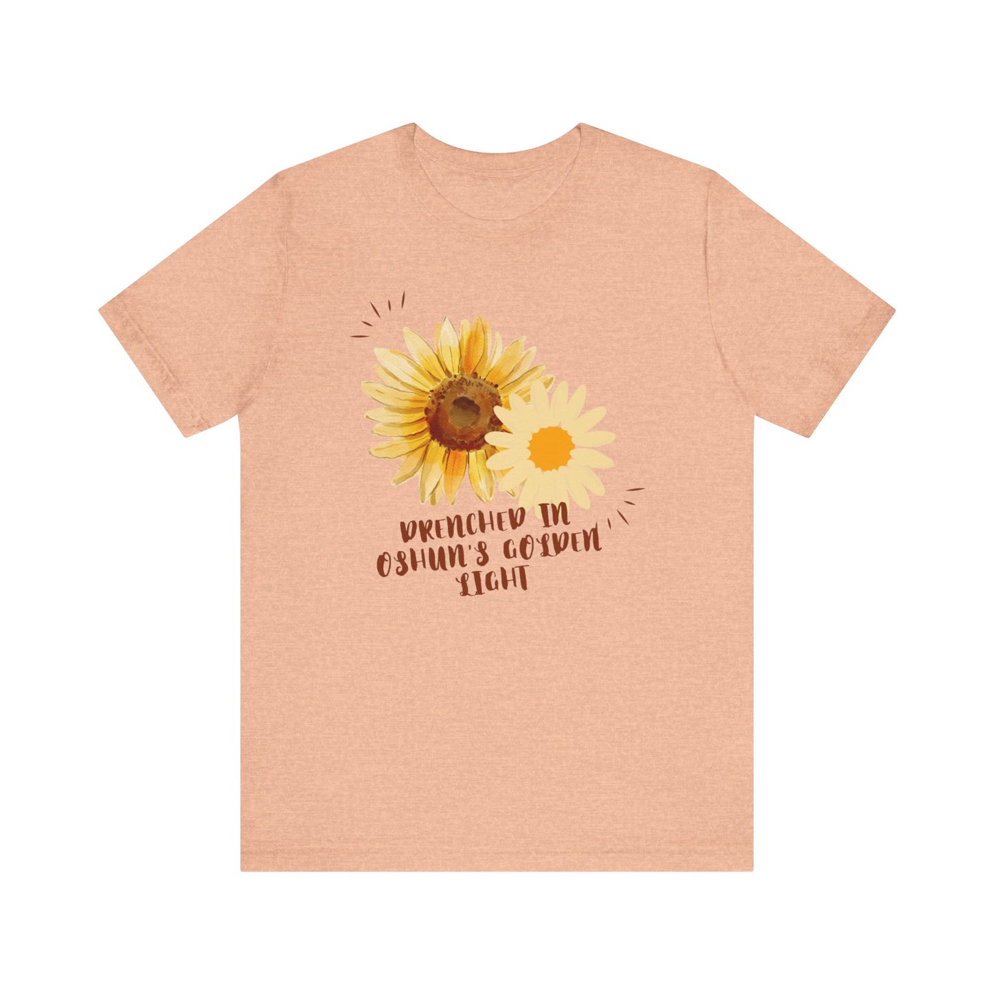 Drenched In Oshuns Golden Light-Unisex Jersey Short Sleeve Tee