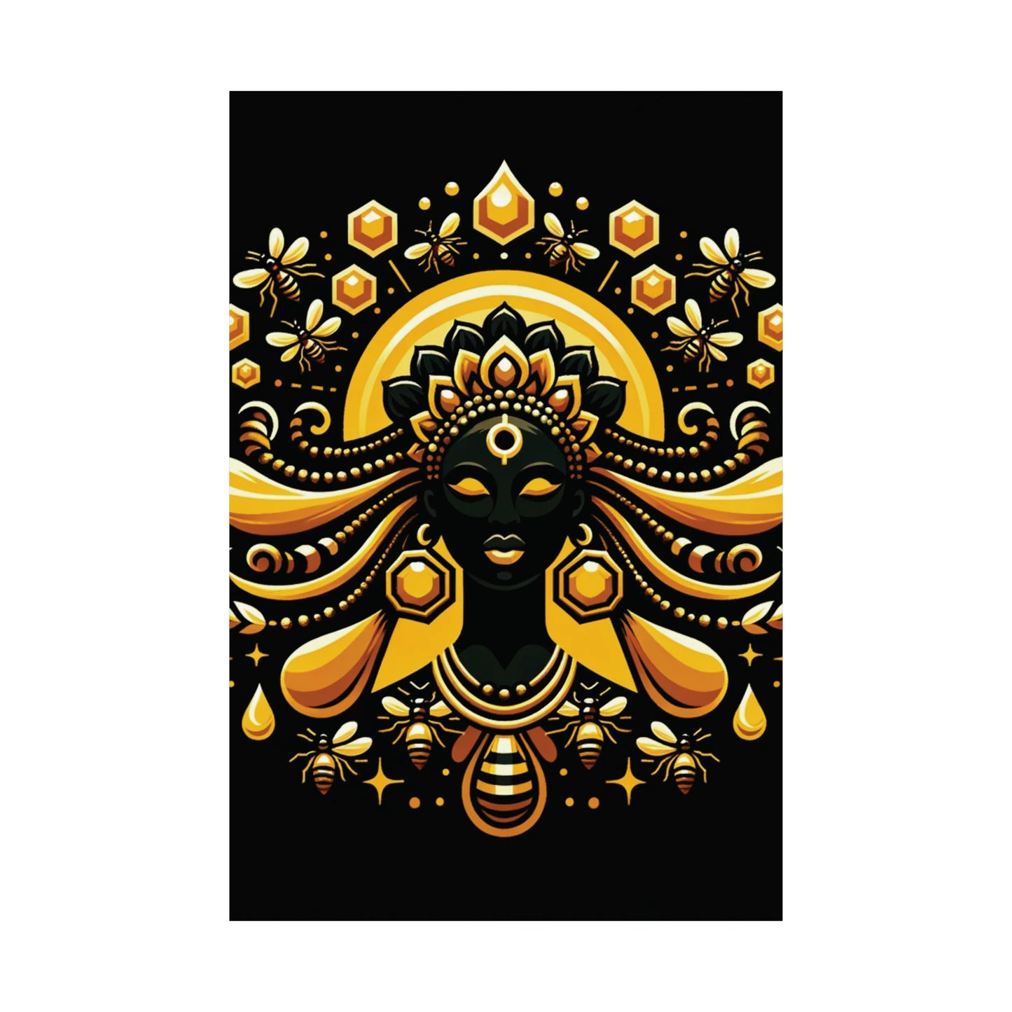 Oshun Inspired Art Matte Vertical Posters