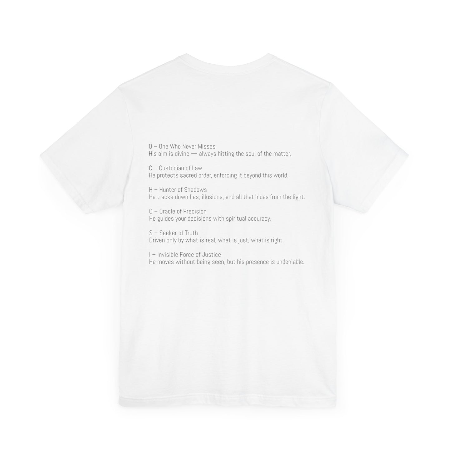 Unisex Graphic Tee with OCHOSI Design, Artistic T-Shirt, Casual Fashion, Gift for Nature Lovers, Everyday Wear, Summer Outing