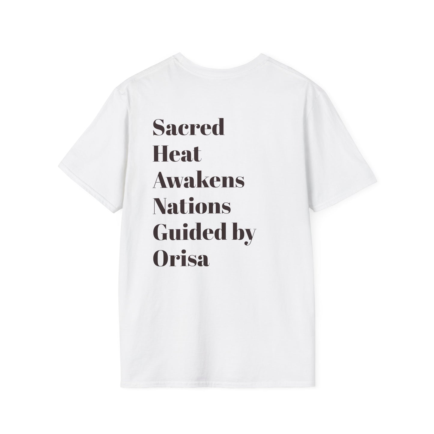 Unisex Softstyle T-Shirt - Shango's House with Inspirational Quote