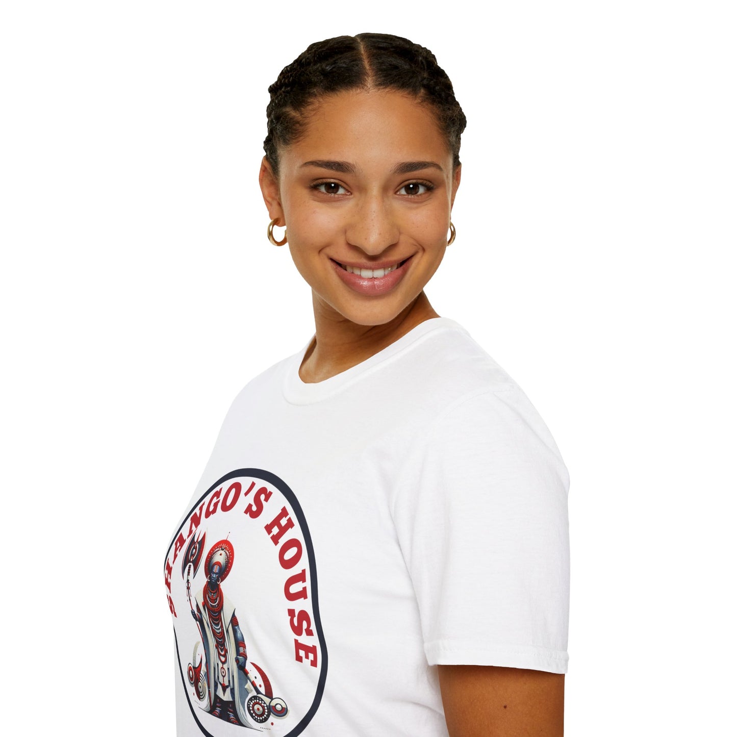 Unisex Softstyle T-Shirt - Shango's House with Inspirational Quote