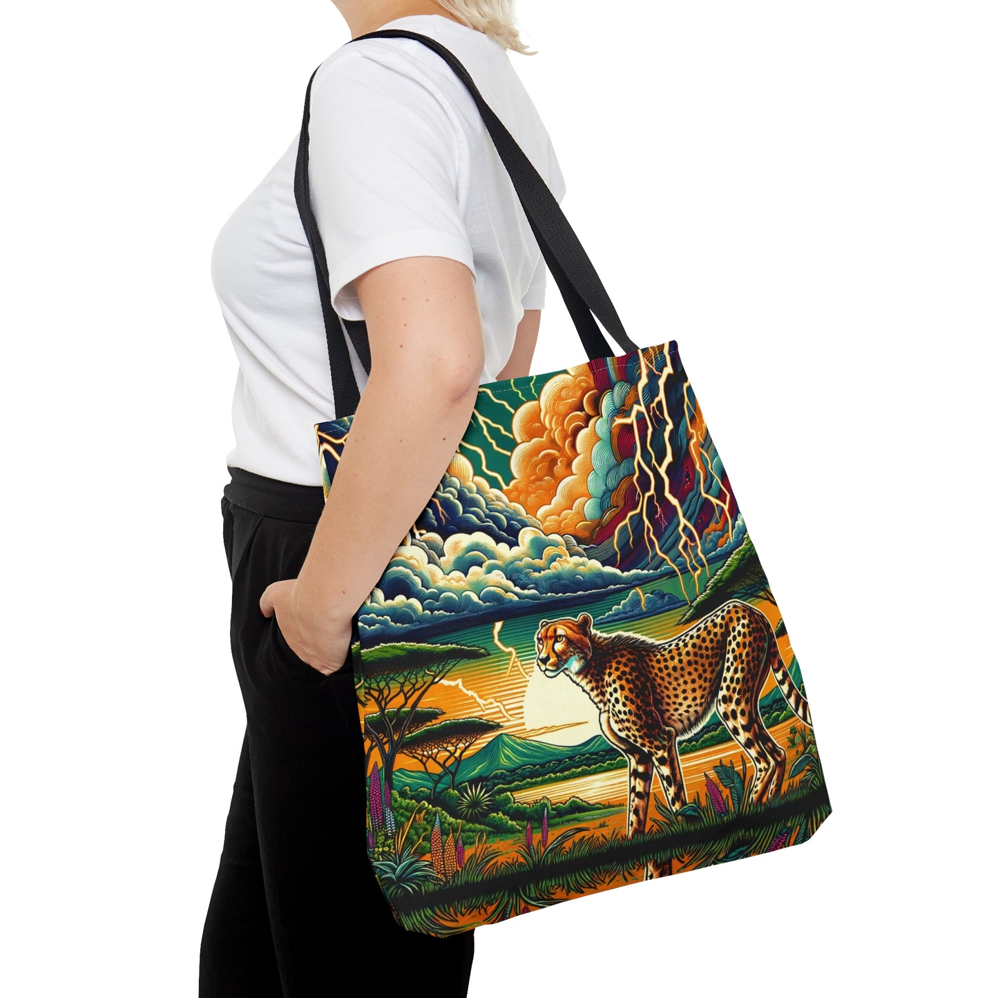 Cheetah Print Tote Bag