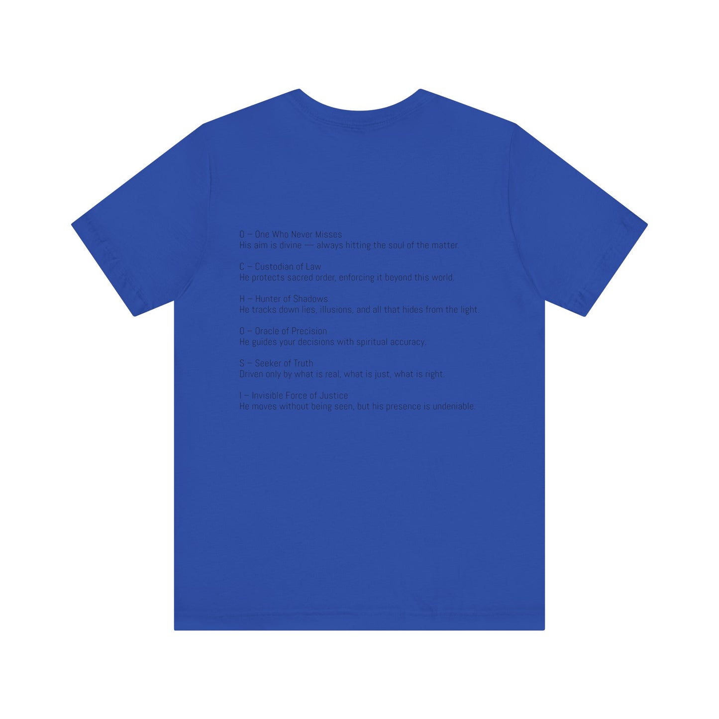Unisex Graphic Tee with OCHOSI Design, Artistic T-Shirt, Casual Fashion, Gift for Nature Lovers, Everyday Wear, Summer Outing