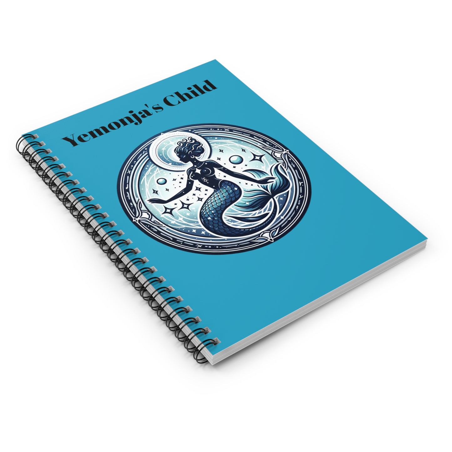Yemonja's Child Spiritual Spiral Notebook - Ruled Line