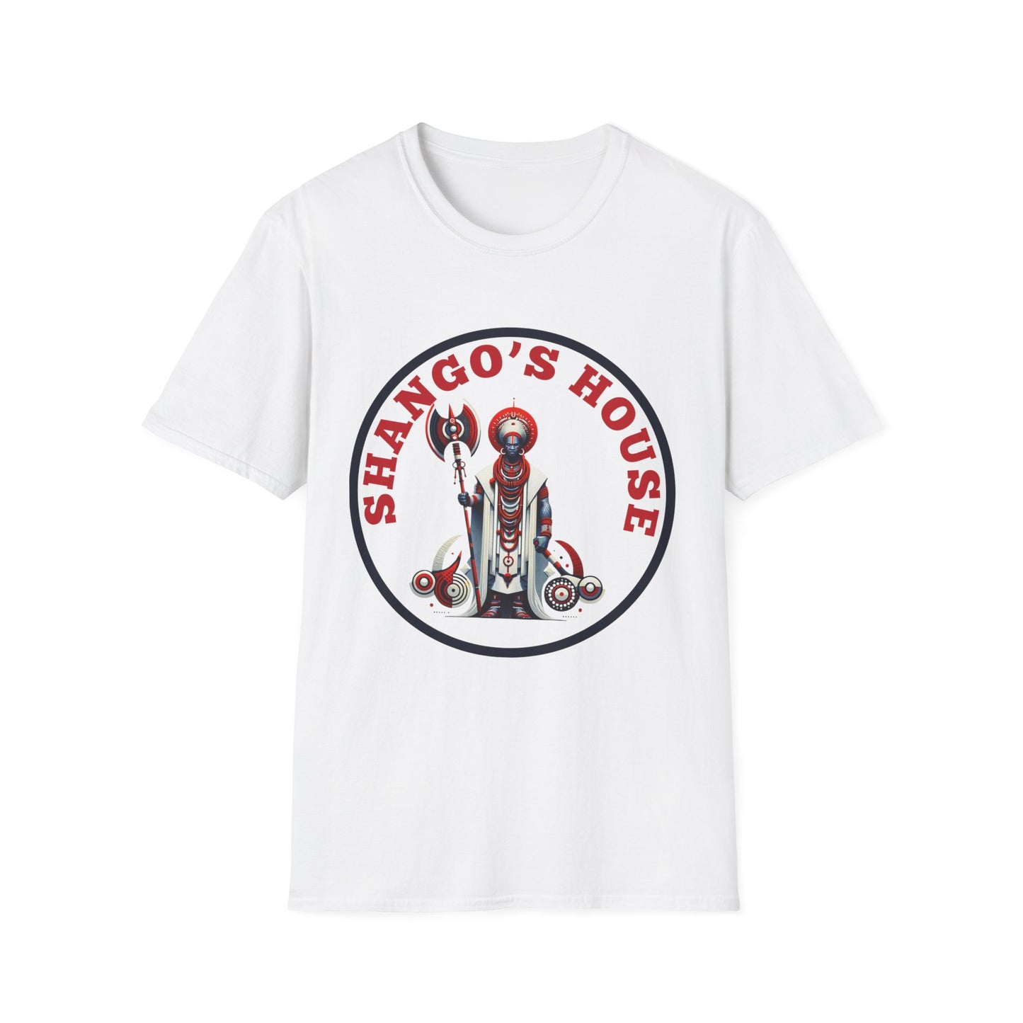 Unisex Softstyle T-Shirt - Shango's House with Inspirational Quote