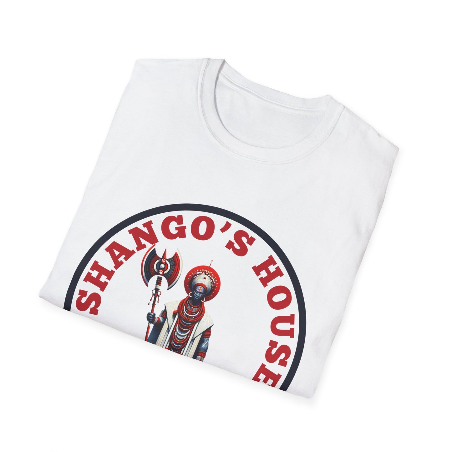Unisex Softstyle T-Shirt - Shango's House with Inspirational Quote