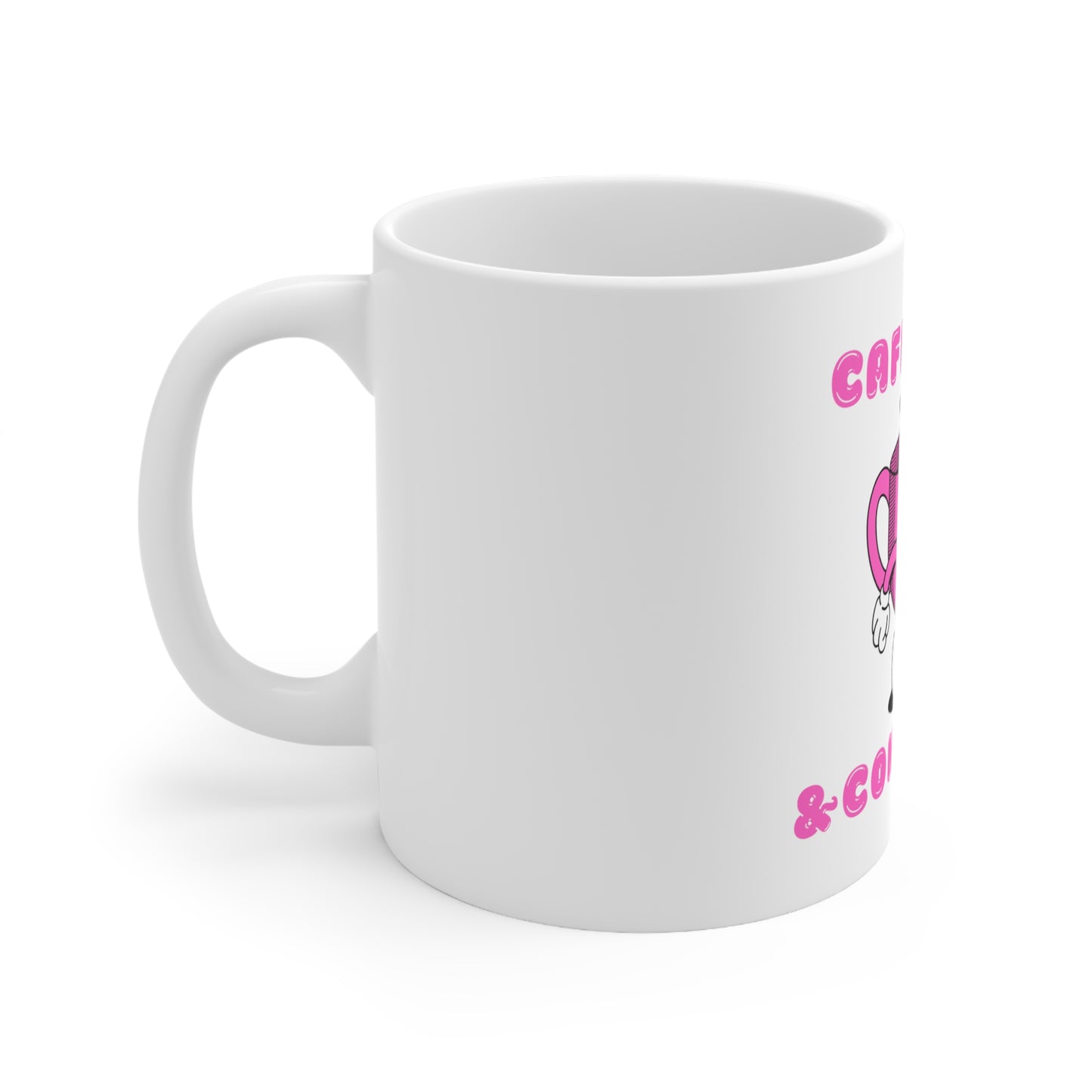 CAFFINATED CONSCIOUS Ceramic Mug 11oz