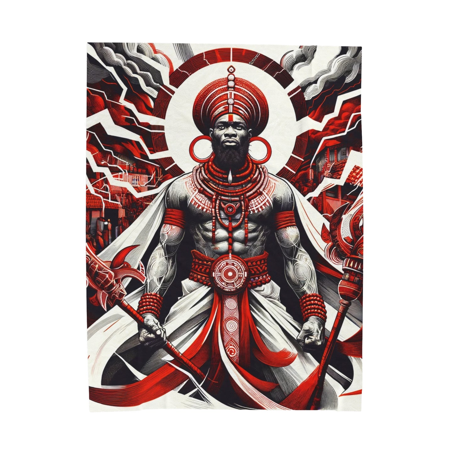 SHANGO-Velveteen Plush Blanket