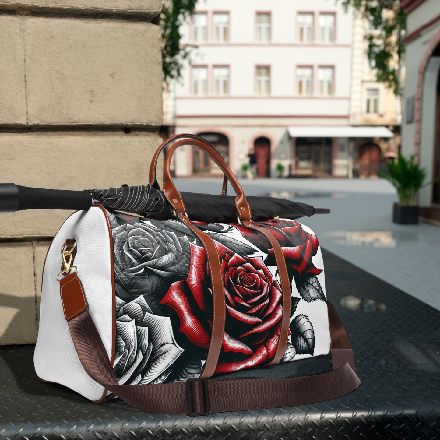 Red Rose Carry On Bag