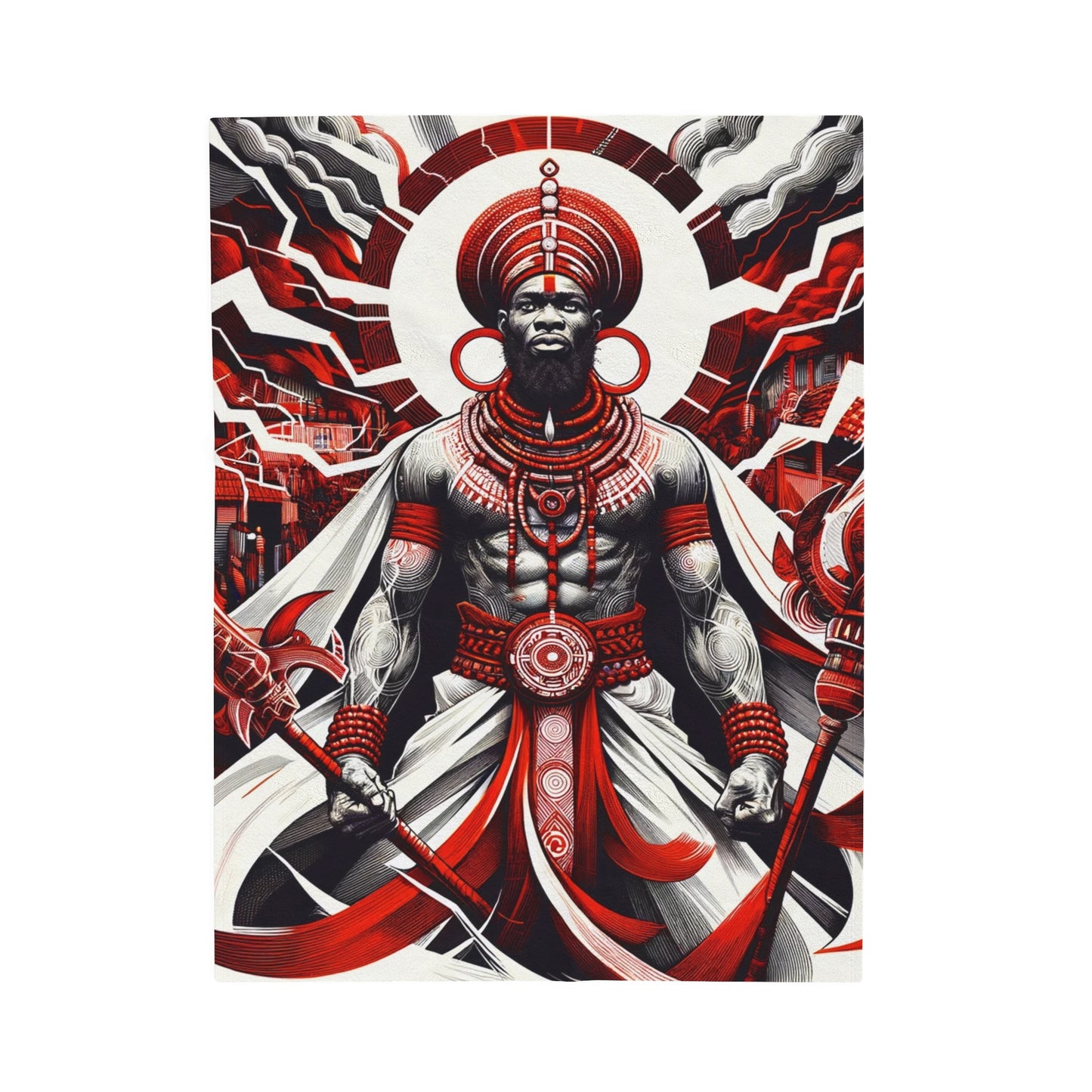 SHANGO-Velveteen Plush Blanket