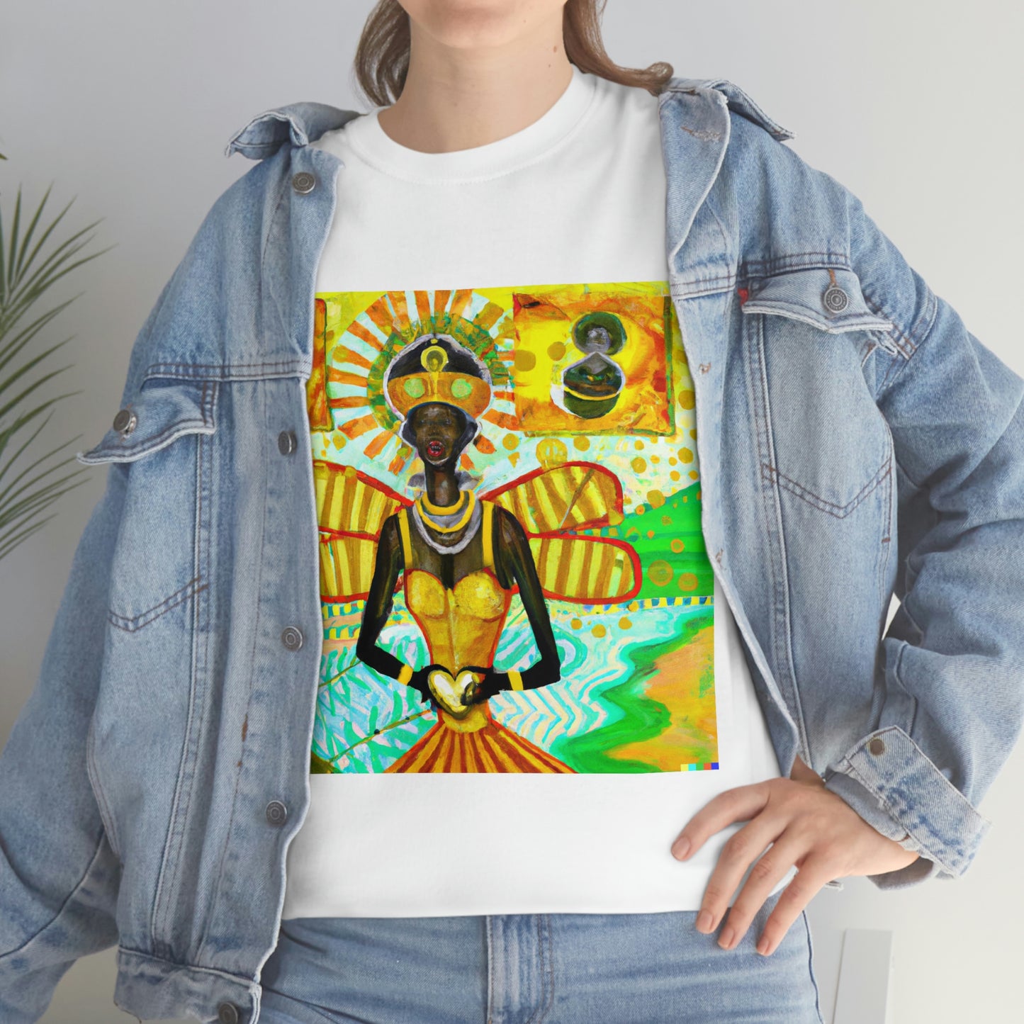 Oshun - There is Never Bitterness in the house of the Honeymaker-Unisex Heavy Cotton Tee