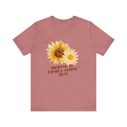 Drenched In Oshuns Golden Light-Unisex Jersey Short Sleeve Tee