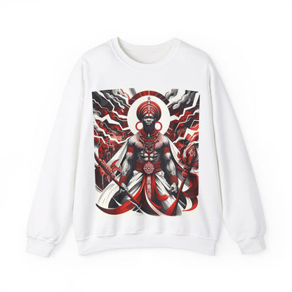 Shango Deity Black Unisex Heavy Blend™ Crewneck Sweatshirt