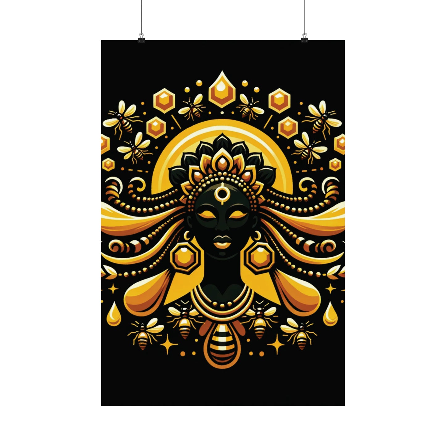 Oshun Inspired Art Matte Vertical Posters