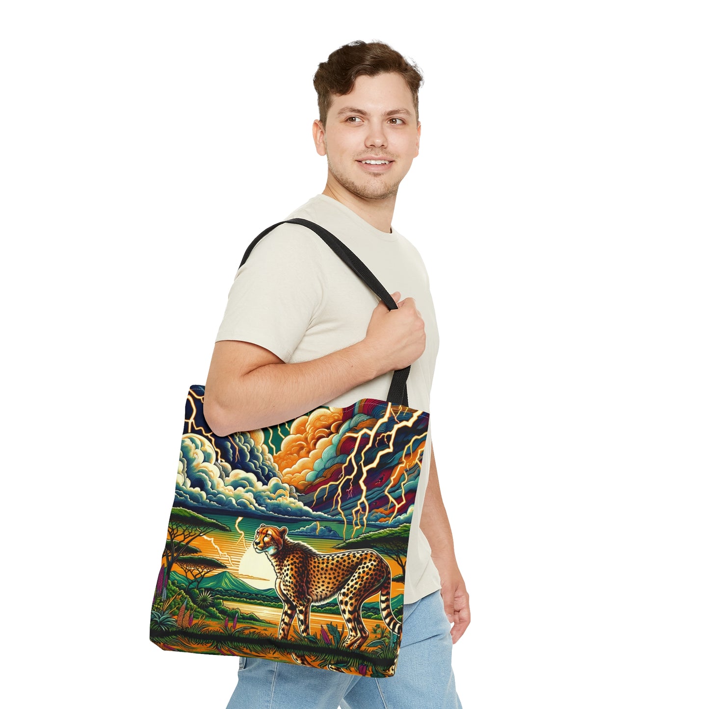 Cheetah Print Tote Bag