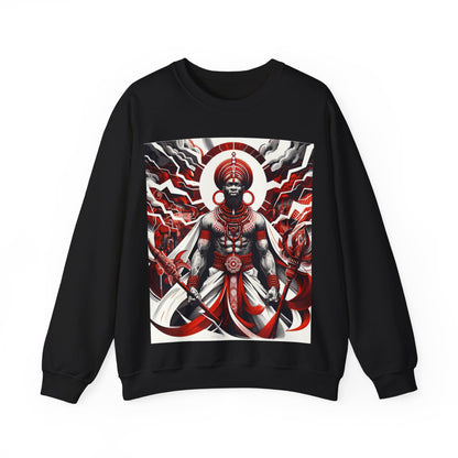 Shango Deity Black Unisex Heavy Blend™ Crewneck Sweatshirt