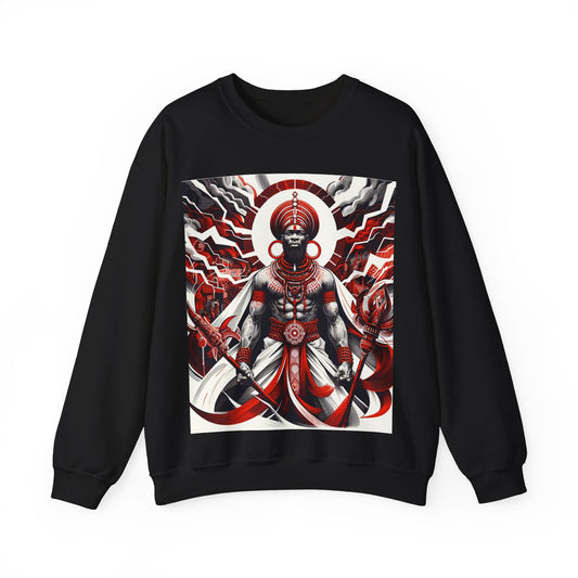 Shango Deity Black Unisex Heavy Blend™ Crewneck Sweatshirt